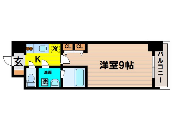 スプランディッド淀屋橋ＤＵＥの物件間取画像